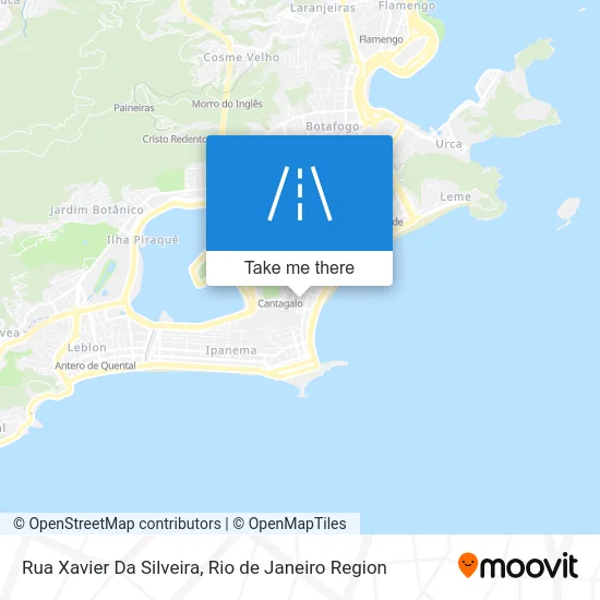 Rua Xavier Da Silveira map