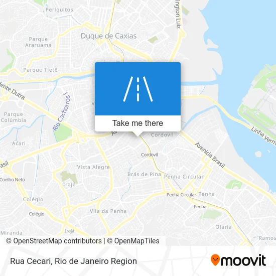 Rua Cecari map