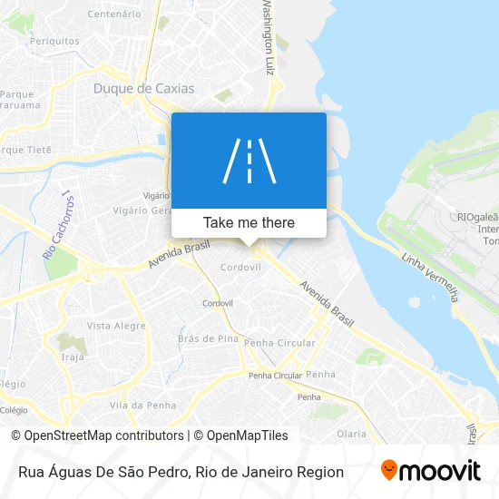 Rua Águas De São Pedro map