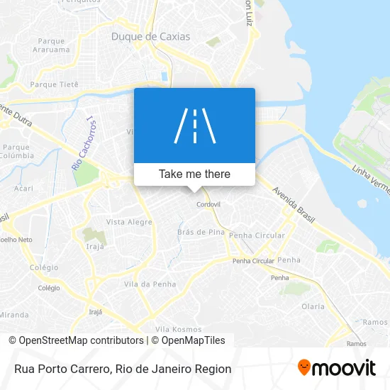 Rua Porto Carrero map