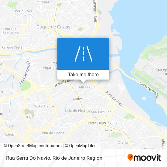 Rua Serra Do Navio map