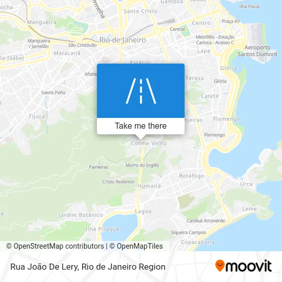 Rua João De Lery map