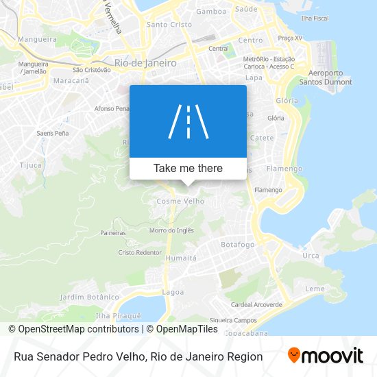Rua Senador Pedro Velho map