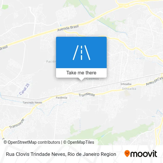 Rua Clovis Trindade Neves map