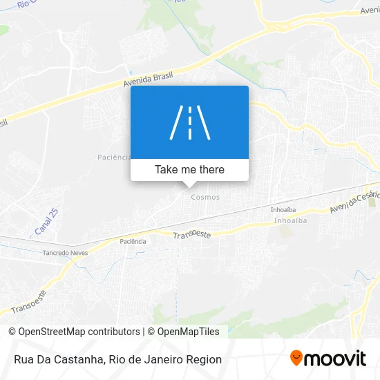 Rua Da Castanha map
