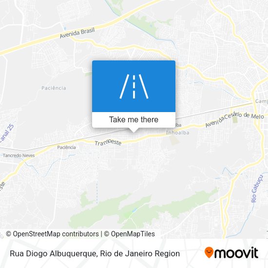 Rua Diogo Albuquerque map
