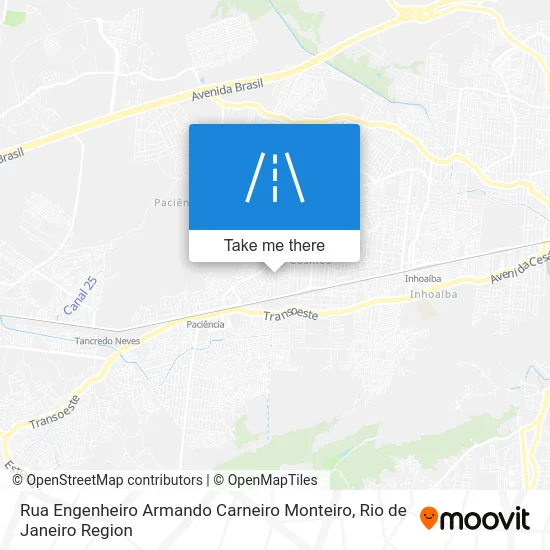 Rua Engenheiro Armando Carneiro Monteiro map