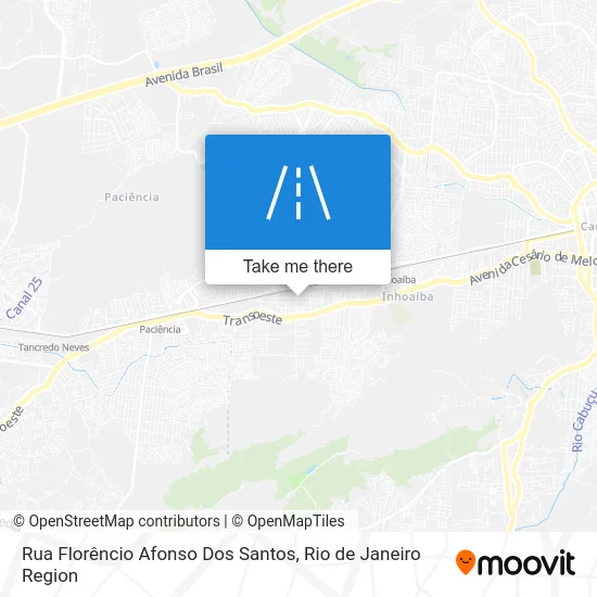 Rua Florêncio Afonso Dos Santos map