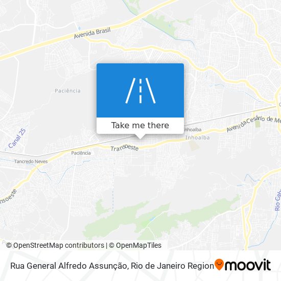 Rua General Alfredo Assunção map