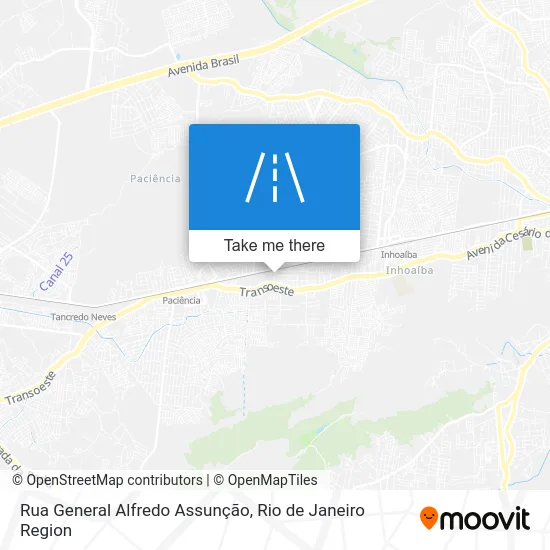 Rua General Alfredo Assunção map