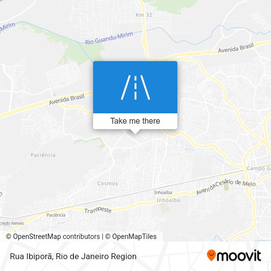 Rua Ibiporã map