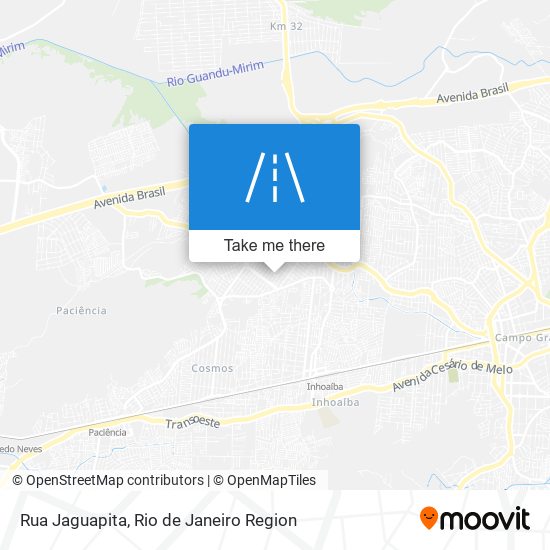 Mapa Rua Jaguapita