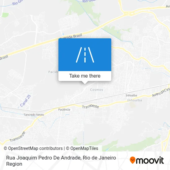 Rua Joaquim Pedro De Andrade map