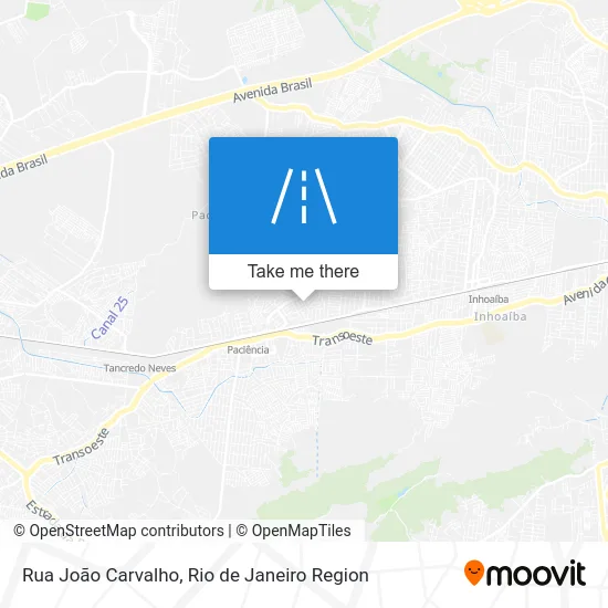 Rua João Carvalho map