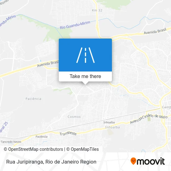 Rua Juripiranga map