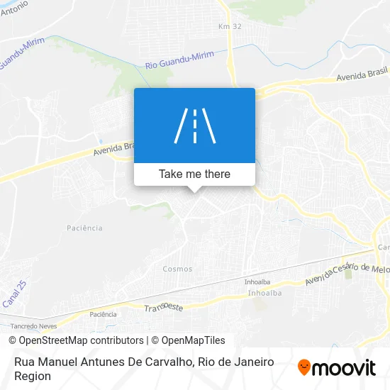Rua Manuel Antunes De Carvalho map