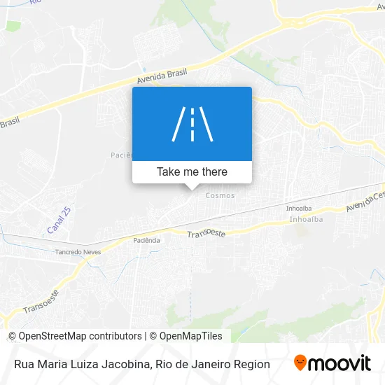 Rua Maria Luiza Jacobina map