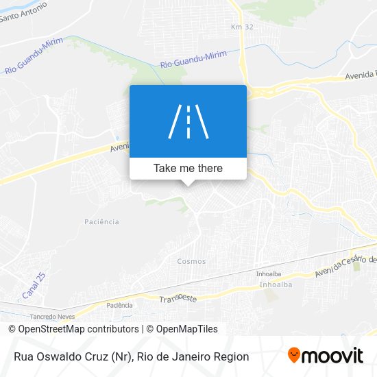 Rua Oswaldo Cruz (Nr) map