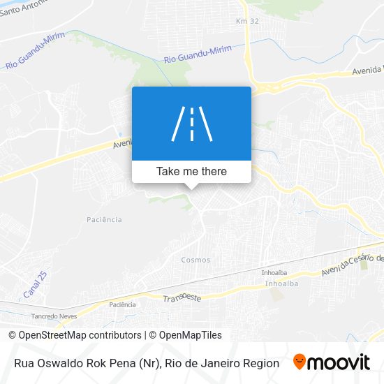 Rua Oswaldo Rok Pena (Nr) map