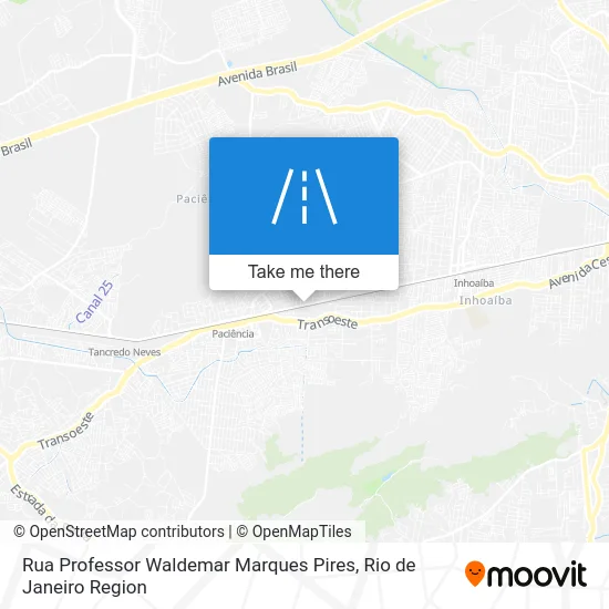 Rua Professor Waldemar Marques Pires map