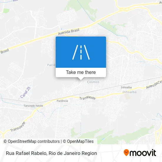 Rua Rafael Rabelo map