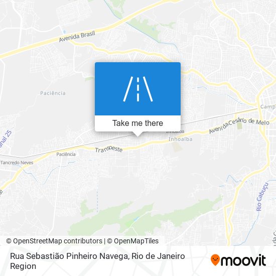 Mapa Rua Sebastião Pinheiro Navega