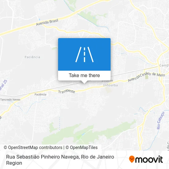 Rua Sebastião Pinheiro Navega map
