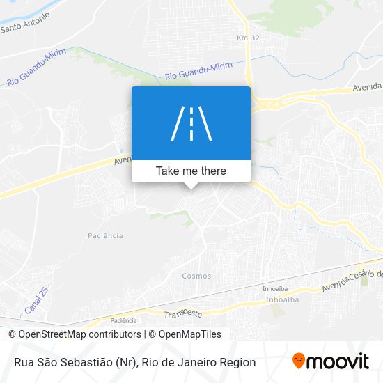 Rua São Sebastião (Nr) map