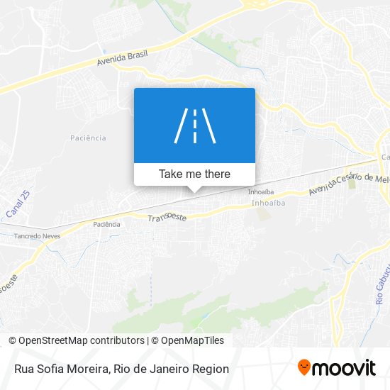 Mapa Rua Sofia Moreira