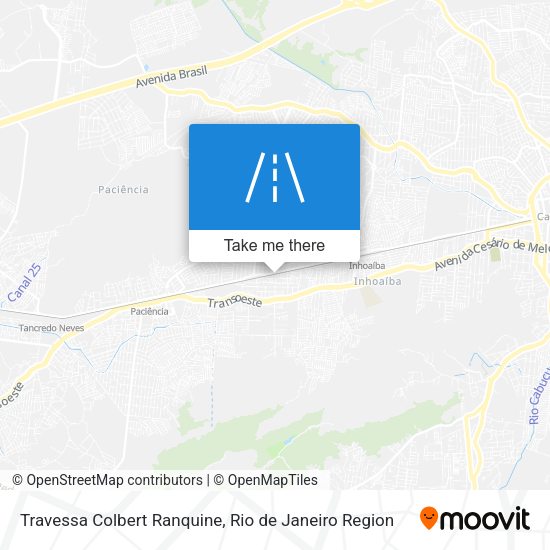 Travessa Colbert Ranquine map