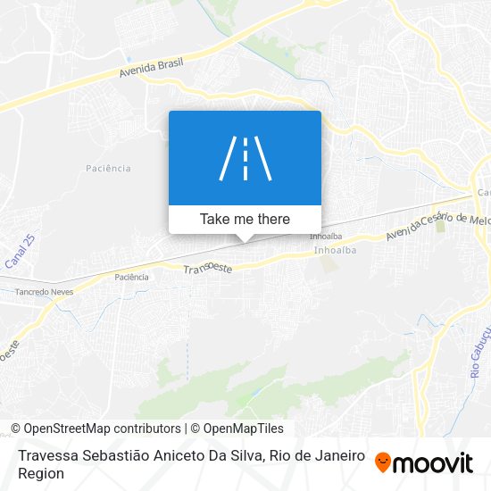 Travessa Sebastião Aniceto Da Silva map