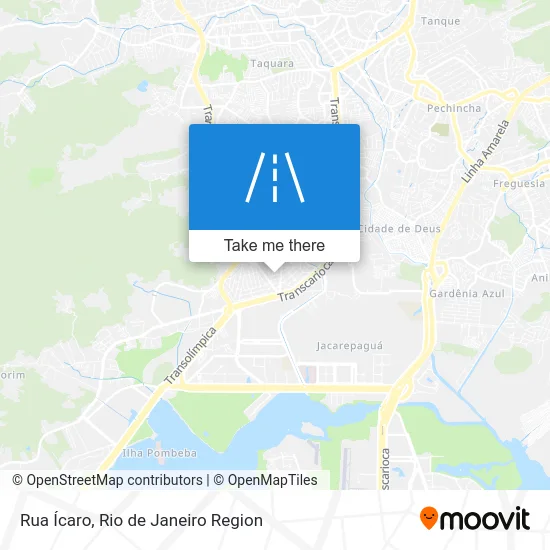 Rua Ícaro map