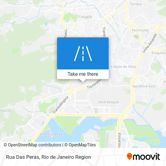 Rua Das Peras map