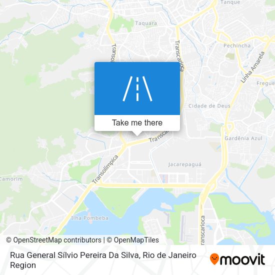 Rua General Sílvio Pereira Da Silva map