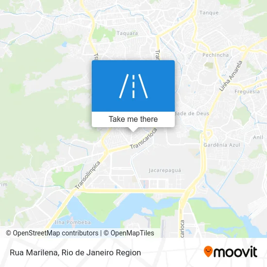 Rua Marilena map