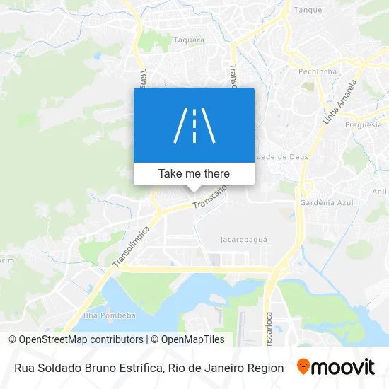 Rua Soldado Bruno Estrífica map