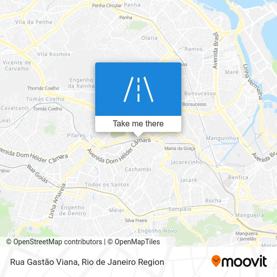 Rua Gastão Viana map