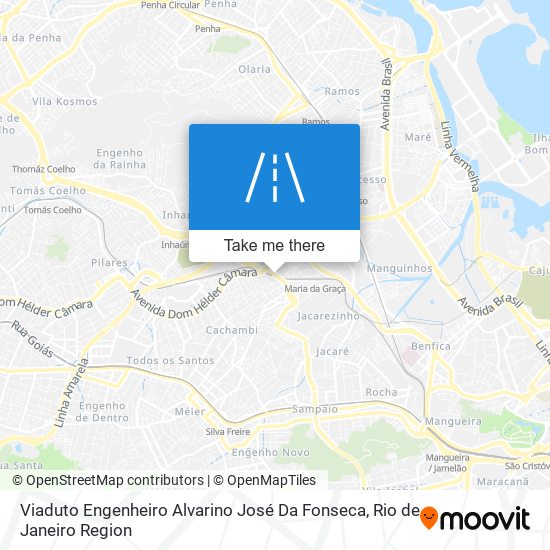 Viaduto Engenheiro Alvarino José Da Fonseca map