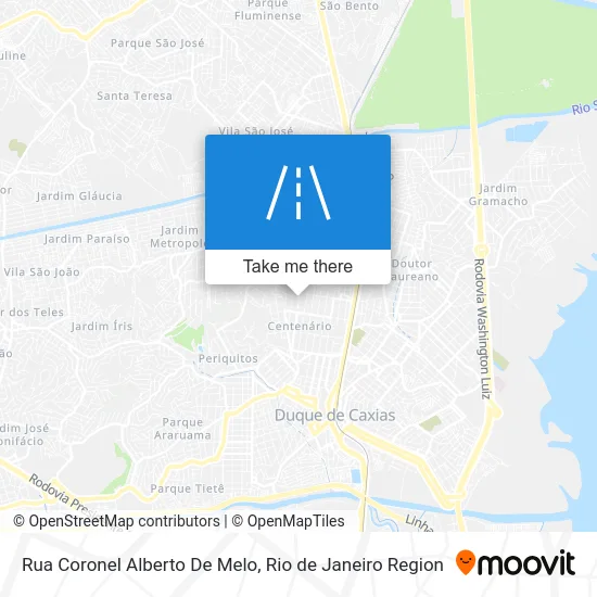 Rua Coronel Alberto De Melo map