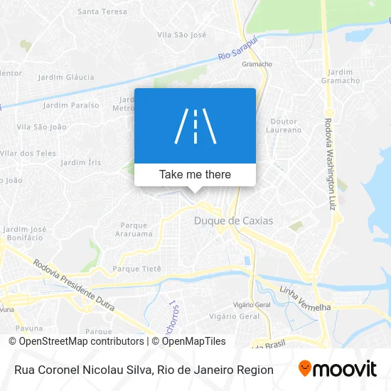 Rua Coronel Nicolau Silva map