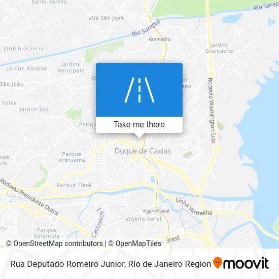 Rua Deputado Romeiro Junior map