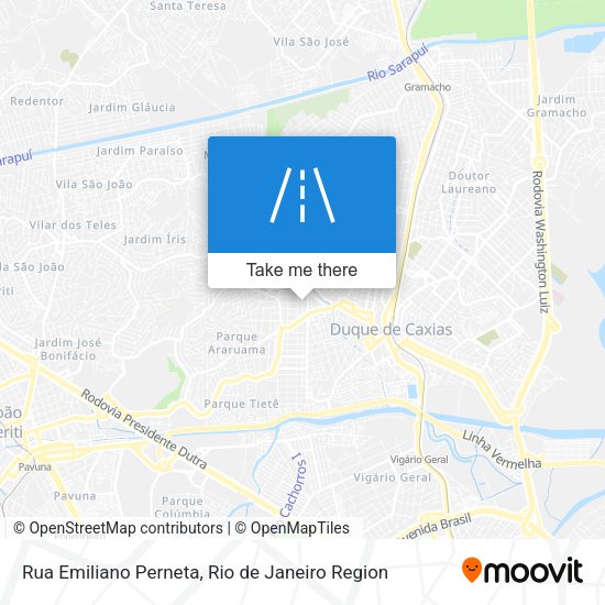 Rua Emiliano Perneta map