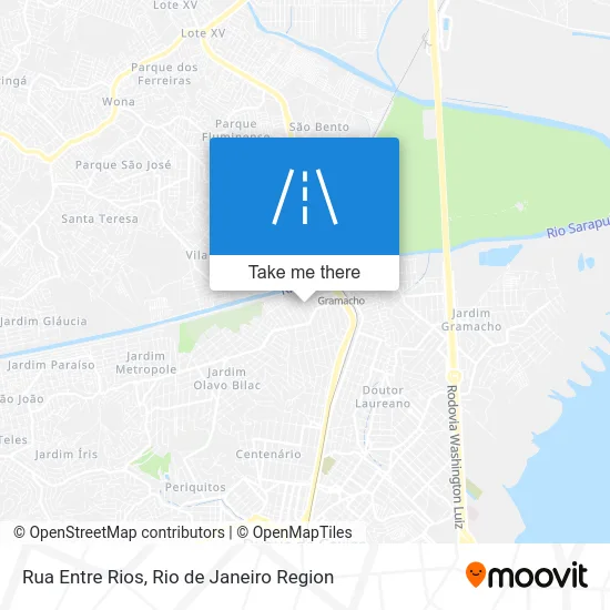 Rua Entre Rios map