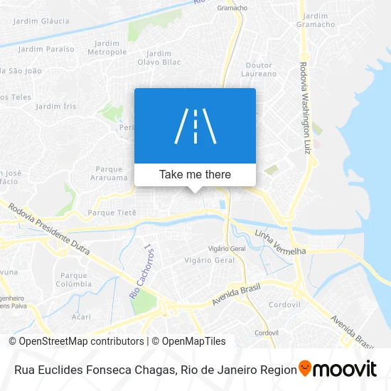 Rua Euclides Fonseca Chagas map