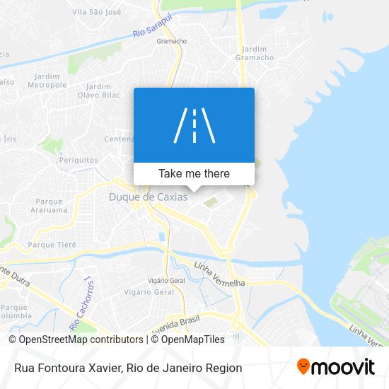 Rua Fontoura Xavier map