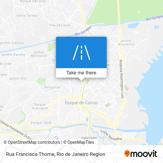 Rua Francisca Thome map