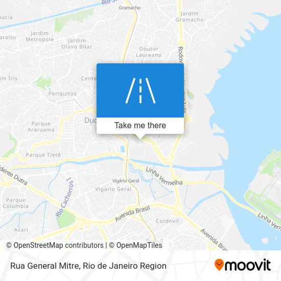 Rua General Mitre map
