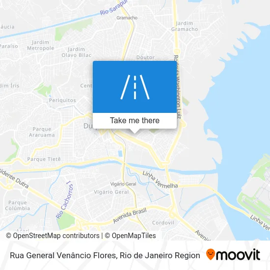 Rua General Venâncio Flores map