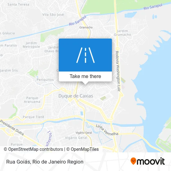 Rua Goiás map