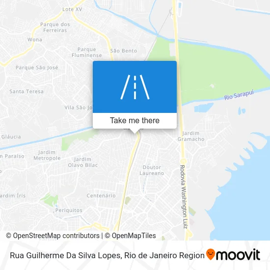 Rua Guilherme Da Silva Lopes map